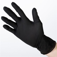 Salon Smart Nitrile Gloves Black Medium 100 Pack