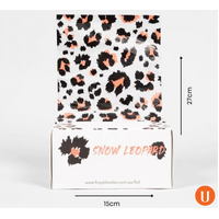 Foxy Blondes Pre-cut Pop Up Foil - Snow Leopard
