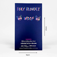 Foxy Blondes Pre-Cut Flat Pack Foil - Woof