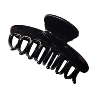 Pink Pewter Glossy Claw Hair Clip