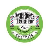American Barber Clay Styler 50ml-100ml Duo Pack.