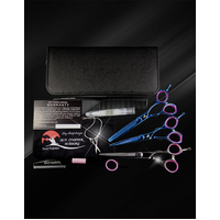 Apprentice / Student 3 Scissor Kit – Blue Titanium Coated