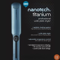 Nanotech Titanium Professional Wide Plate Styler