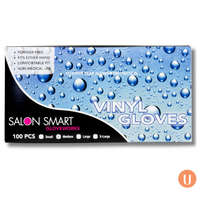 Salon Smart Nitrile Gloves Black Medium 100 Pack