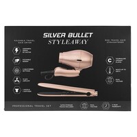 Silver Bullet Styleaway Hair Dryer & Straightener Travel Set