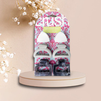 Crush Second Day Claw Clips 6 PCS - Grey