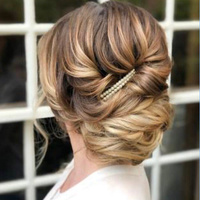 Pink Pewter Grace Kelly - Pearl Bobby Pins