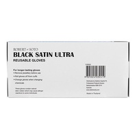 Robert deSoto Black Satin Ultra Reusable Gloves 10 Pack