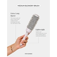 Foxy Blondes - Extra long (MEDIUM) Round Barrel Brush - Lilac