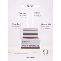 Foxy Blondes Pre-cut Pop Up Foil - Blue Riviera