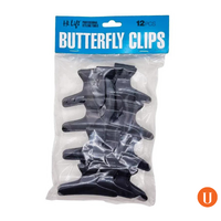 Hi Lift Butterfly Clips - Black