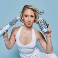 Mermade Interchangeable Blow Dry Brush - Baby Blue