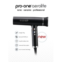 Pro-One Aerolite Hairdryer - Black