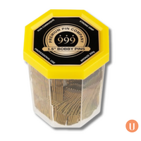 999 Bobby Pins Tub 1 1/2" - Bronze Ball Tip