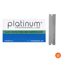 Nikky Platinum Hairdressing Razor Blades 5pk