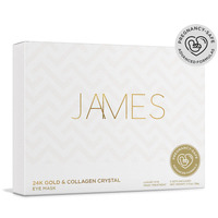 James Cosmetics 24k Gold & Collagen Crystal Eye Mask Pregnancy Safe