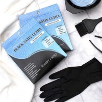 Robert de Soto Black Satin Ultra Reusable Gloves 4pk