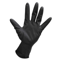 Robert deSoto Black Satin Ultra Reusable Gloves 10 Pack