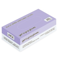 Get a Grip Gloves - Black Nitrile Disposable Gloves 