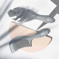 WetBrush Go Green Detangler Hair Brush Grey Leaf