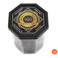 999 Bobby Pins 250g Tub 3" - Black Ball Tip