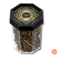 999 Bobby Pins Tub 2" - Bronze Ball Tip