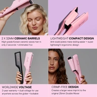 Mermade Double Waver Max - Pink 32mm