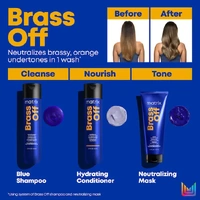 Matrix Brass Off Blue Shampoo 300mL