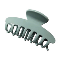 Pink Pewter Glossy Claw Hair Clip