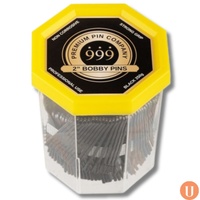 999 Bobby Pins Tub 2" - Black Ball Tip