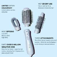 Mermade Interchangeable Blow Dry Brush - Baby Blue