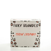 Foxy Blondes Pre-cut Pop Up Foil - Snow Leopard