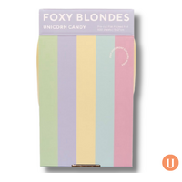 Foxy Blondes Pre-Cut Flat Pack Foil - Unicorn Candy