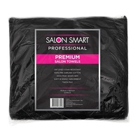 Salon Smart Premium Black Salon Towels - 12 Pack.