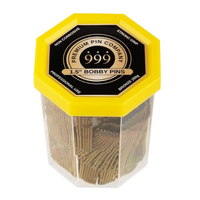 999 Bobby Pins Tub 1 1/2" - Bronze Ball Tip