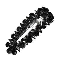 Gem Rebel Metal Snap Hair Clip - Gunmetal