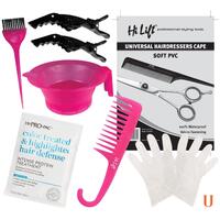 All U Need Colour Tool Kit + Color Protein Treatment - Pink