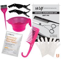 All U Need Colour Tool Kit + Extremely Damaged Protein Treatment - Pink