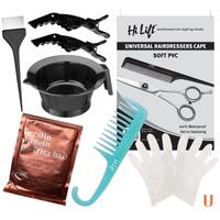 All U Need Colour Tool Kit + Keratin Protein Treatment - Black