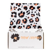 Foxy Blondes Pre-cut Pop Up Foil - Snow Leopard