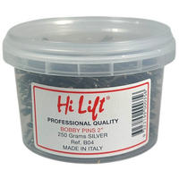 Hi Lift Bobby Pins Silver 250g 2" Tub