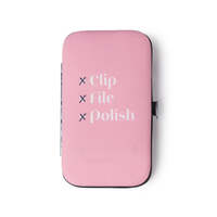 6 Piece Manicure Kit - Polish Pink