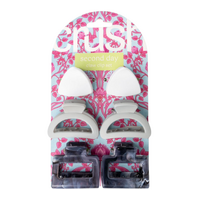 Crush Second Day Claw Clips 6 PCS - Grey