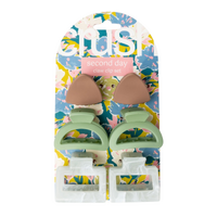 Crush Second Day Claw Clips 6 PCS - Sage
