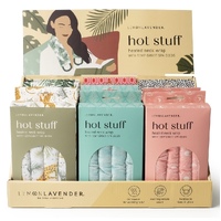 Lemon Lavendar Hot Stuff Heated Neck Wraps