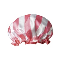Not Your Grandma’s Shower Cap - Pink Stripe