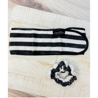 LemonLavender High & Dry Microfiber Scrunchie & Headband Duo