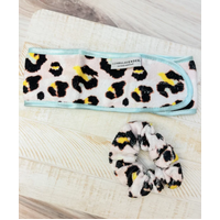 LemonLavender High & Dry Microfiber Scrunchie & Headband Duo