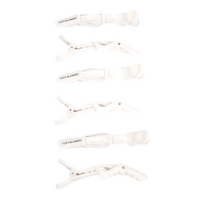 Foxy Blondes Hair Grip Clips - White