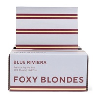 Foxy Blondes Pre-cut Pop Up Foil - Blue Riviera